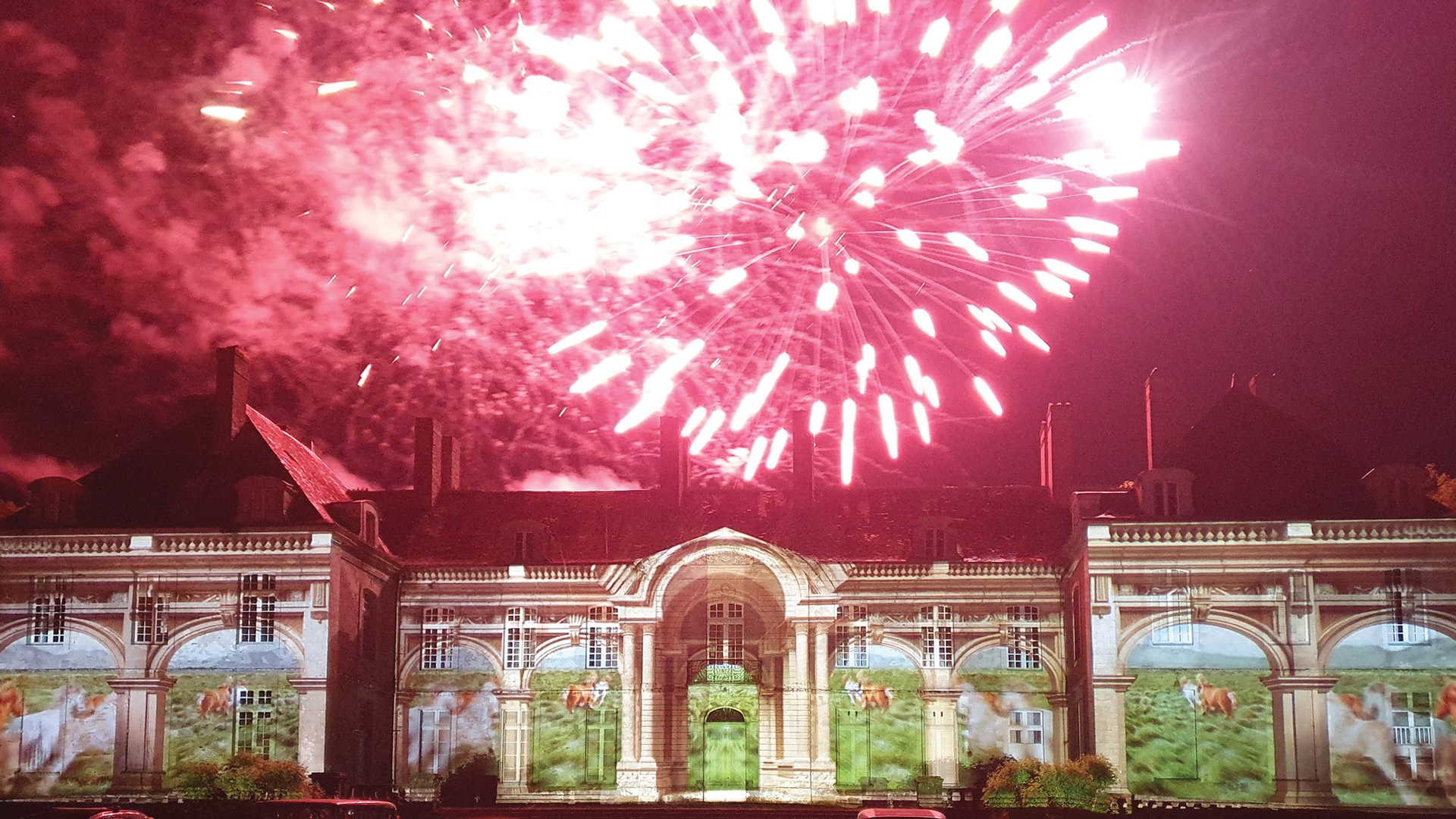 Video mapping Château du Plessis - Animation lumineuse