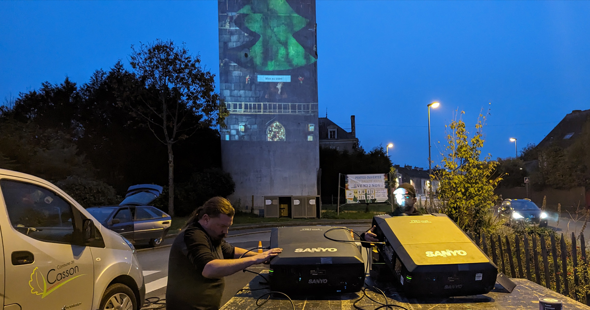 Projections Lumieres Givrees