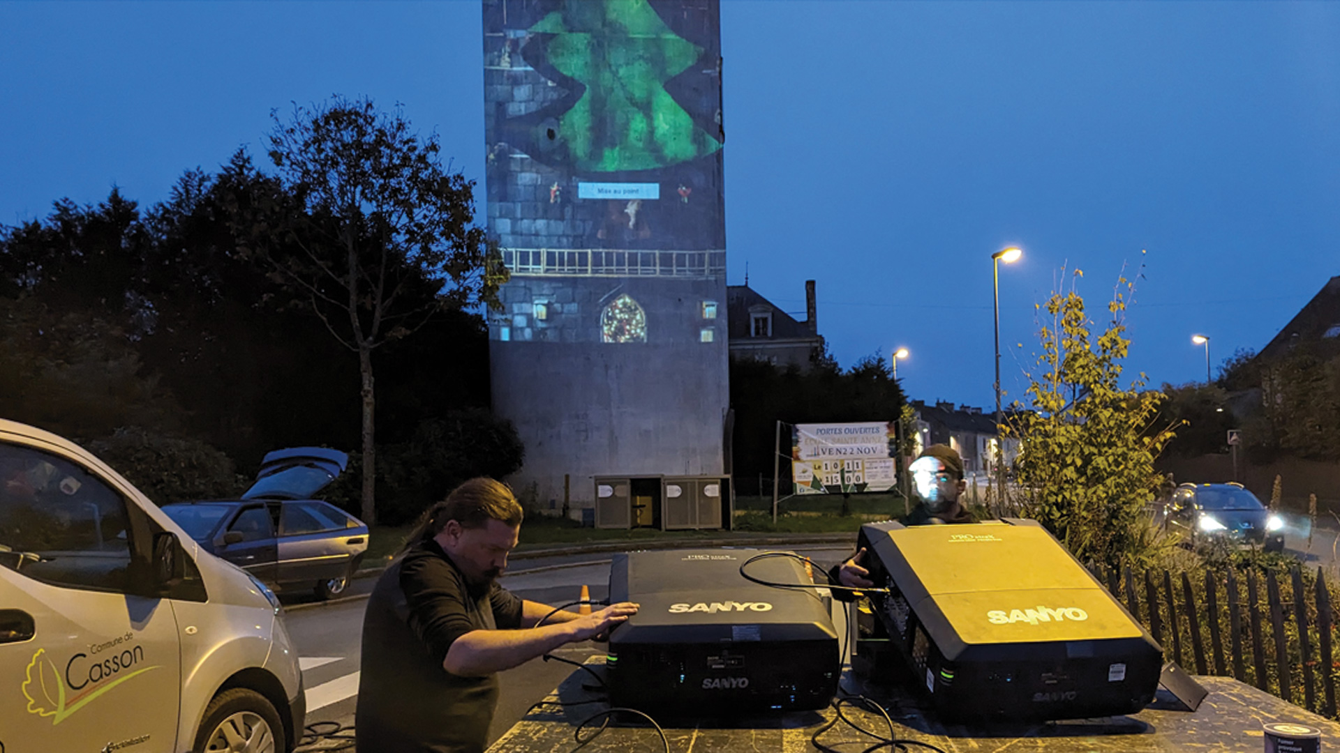 Projections Lumieres Givrees